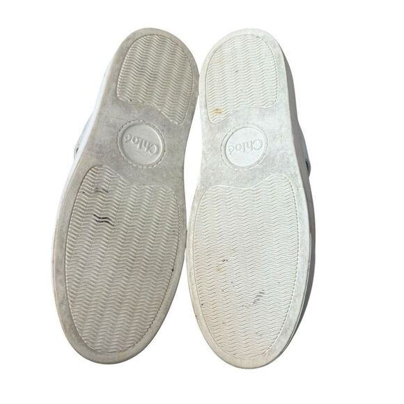Chloe Lauren Logo Slip On Strap Sneakers Size 39 US 8 - Picture 6 of 10
